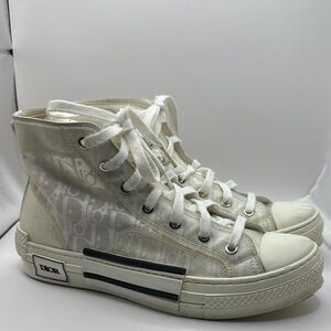 Dior sneakers men B23 HT Oblique Transparency H060 White/black